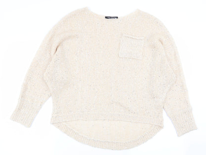 Select Womens Beige   Pullover Jumper Size 12