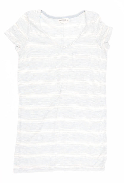 Next Womens Multicoloured Striped  Basic T-Shirt Size 10