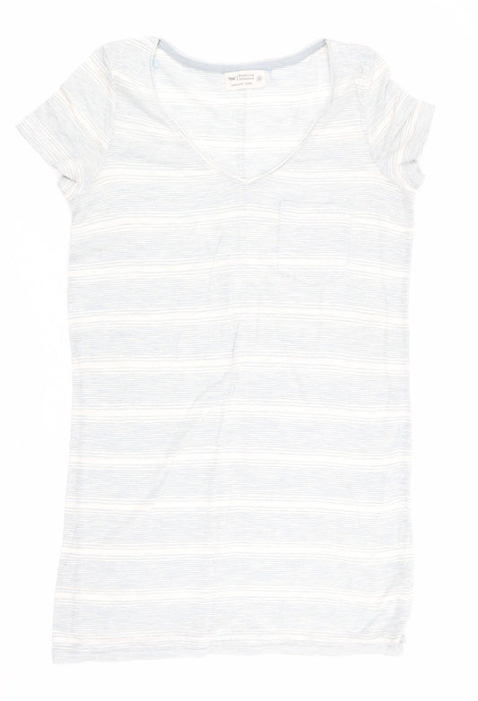 NEXT Womens Multicoloured Striped  Basic T-Shirt Size 10