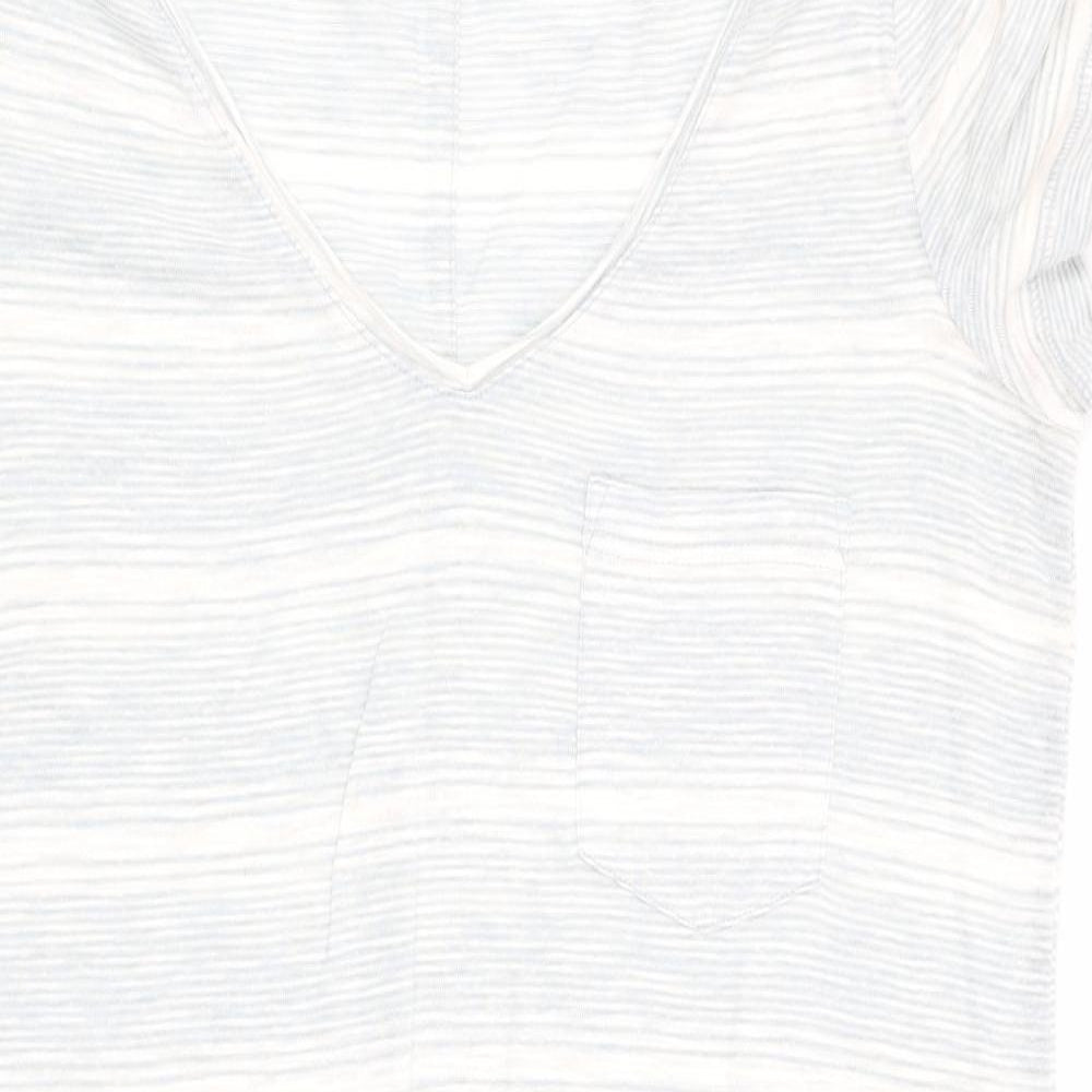 NEXT Womens Multicoloured Striped  Basic T-Shirt Size 10