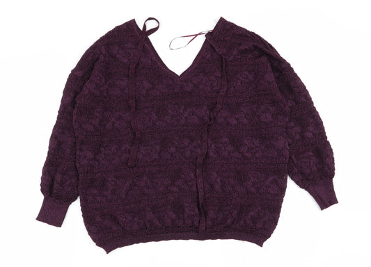 NEXT Womens Purple   Pullover Jumper Size 14