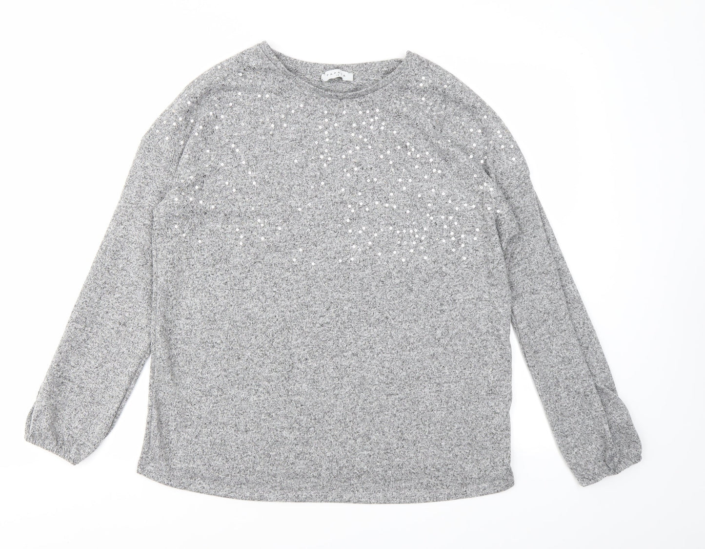 Papaya Womens Grey   Pullover Jumper Size 14