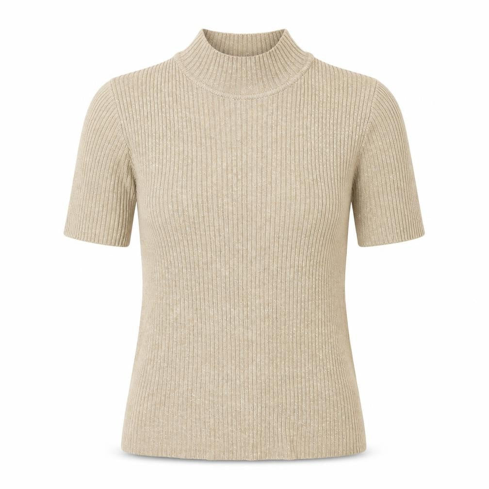 Bonmarché Womens Gold Basic T-Shirt Size S