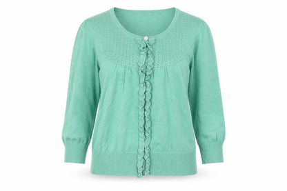 F&F Womens Green   Pullover Jumper Size 10