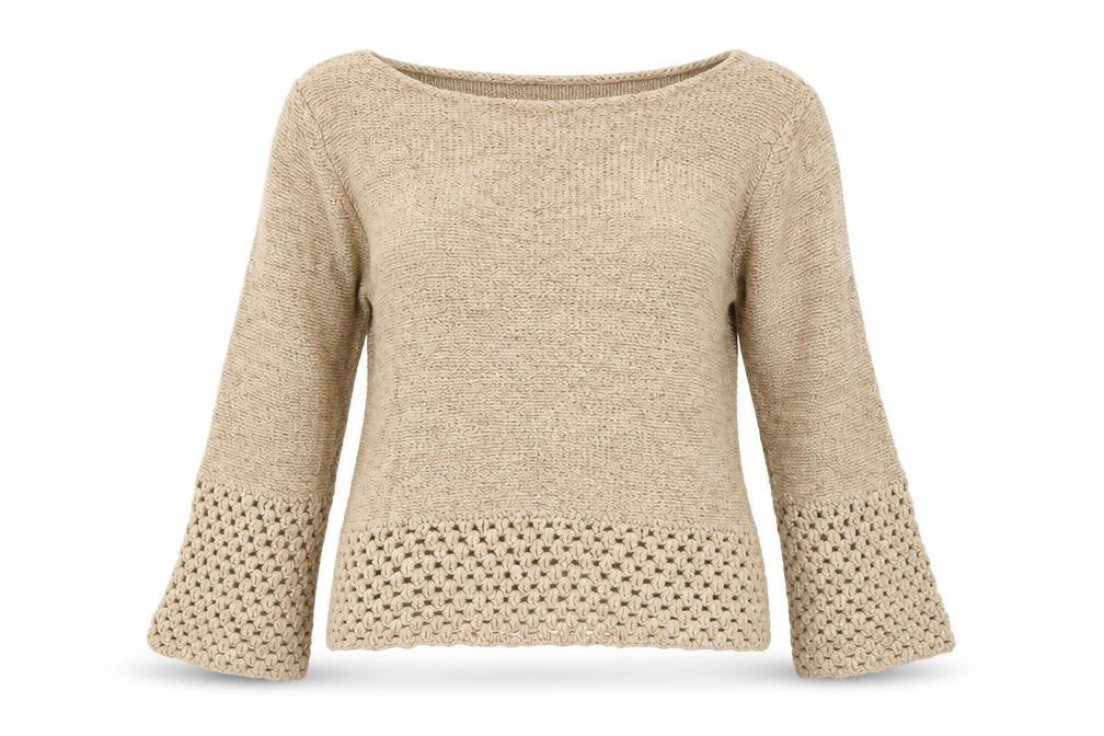 Marks & Spencer Womens Beige   Pullover Jumper Size L