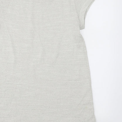 Next Womens Grey   Basic T-Shirt Size 10