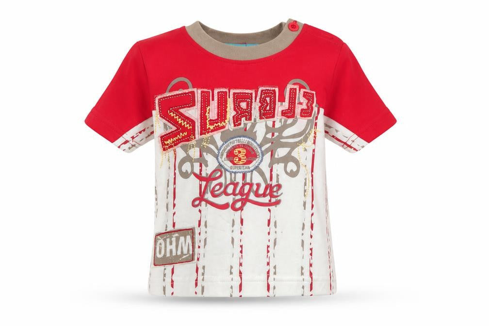 Chief Baby Multicoloured Geometric  Basic T-Shirt Size 6-9 Months
