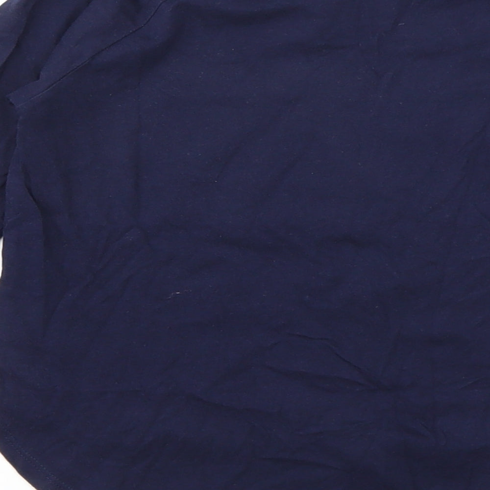 GAP  Girls Blue Geometric  Basic T-Shirt Size S