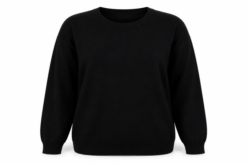 Marks & Spencer Womens Black  Knit Pullover Jumper Size 14