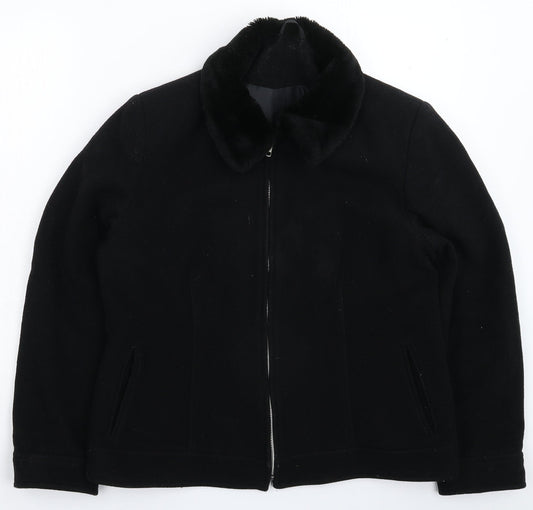 Dorothy Perkins Womens Black   Jacket Coat Size 16