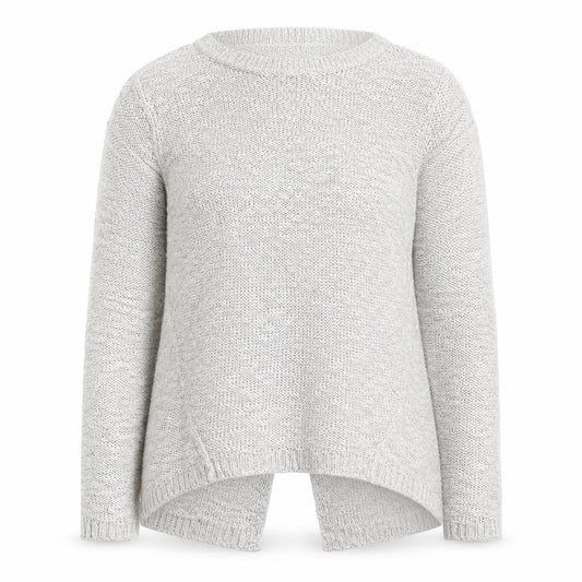 Peacocks Womens Silver  Knit Pullover Jumper Size 14