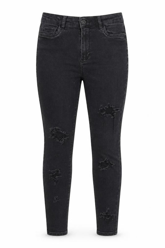 Denim 365 Womens Black  Denim Jegging Jeans Size 10 L26 in