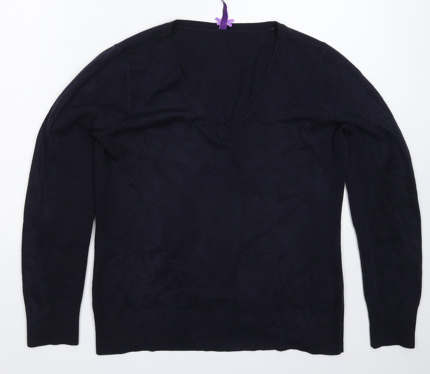 BHS Womens Blue  Knit Pullover Jumper Size 12