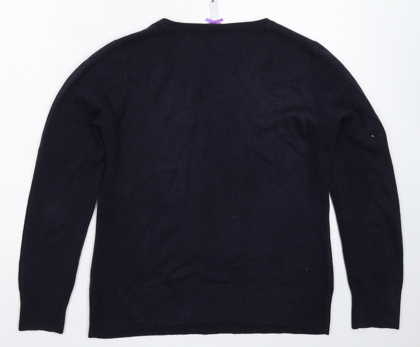 BHS Womens Blue  Knit Pullover Jumper Size 12