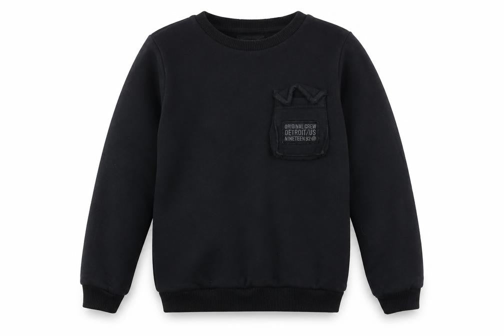 Primark Boys Black   Pullover Sweatshirt Size 8-9 Years