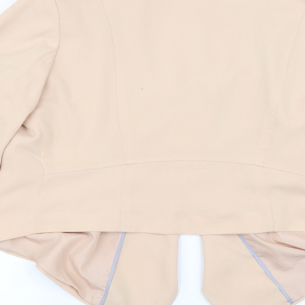 Massimo Fabbro Womens Beige   Jacket  Size 14