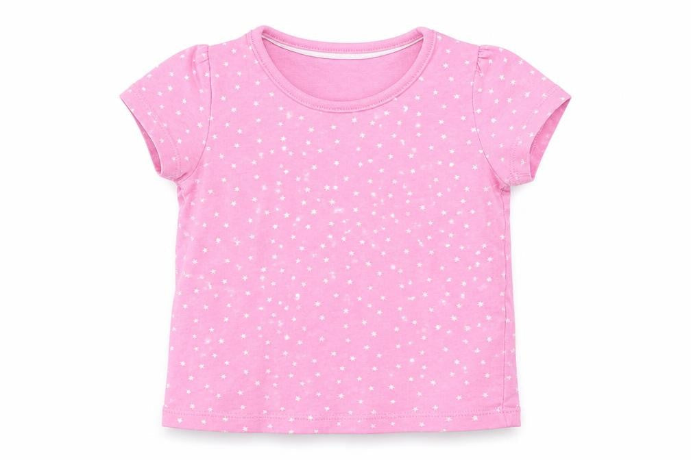 Marks & Spencer Girls Pink Spotted  Cami Pyjama Top Size 12-18 Months