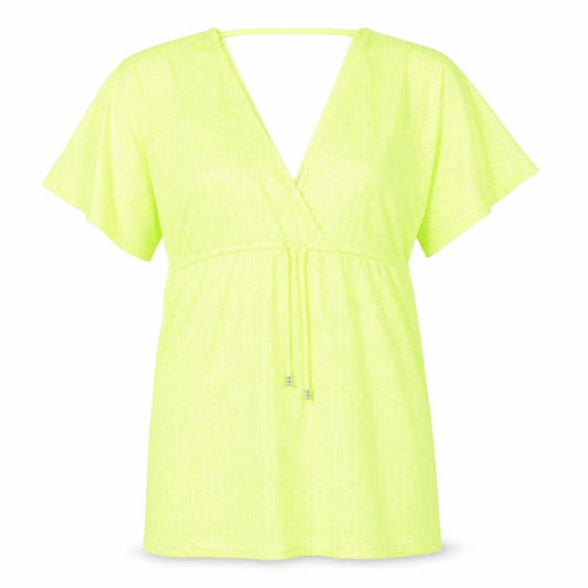 Primark Womens Green Geometric  T-Shirt Dress  Size XS