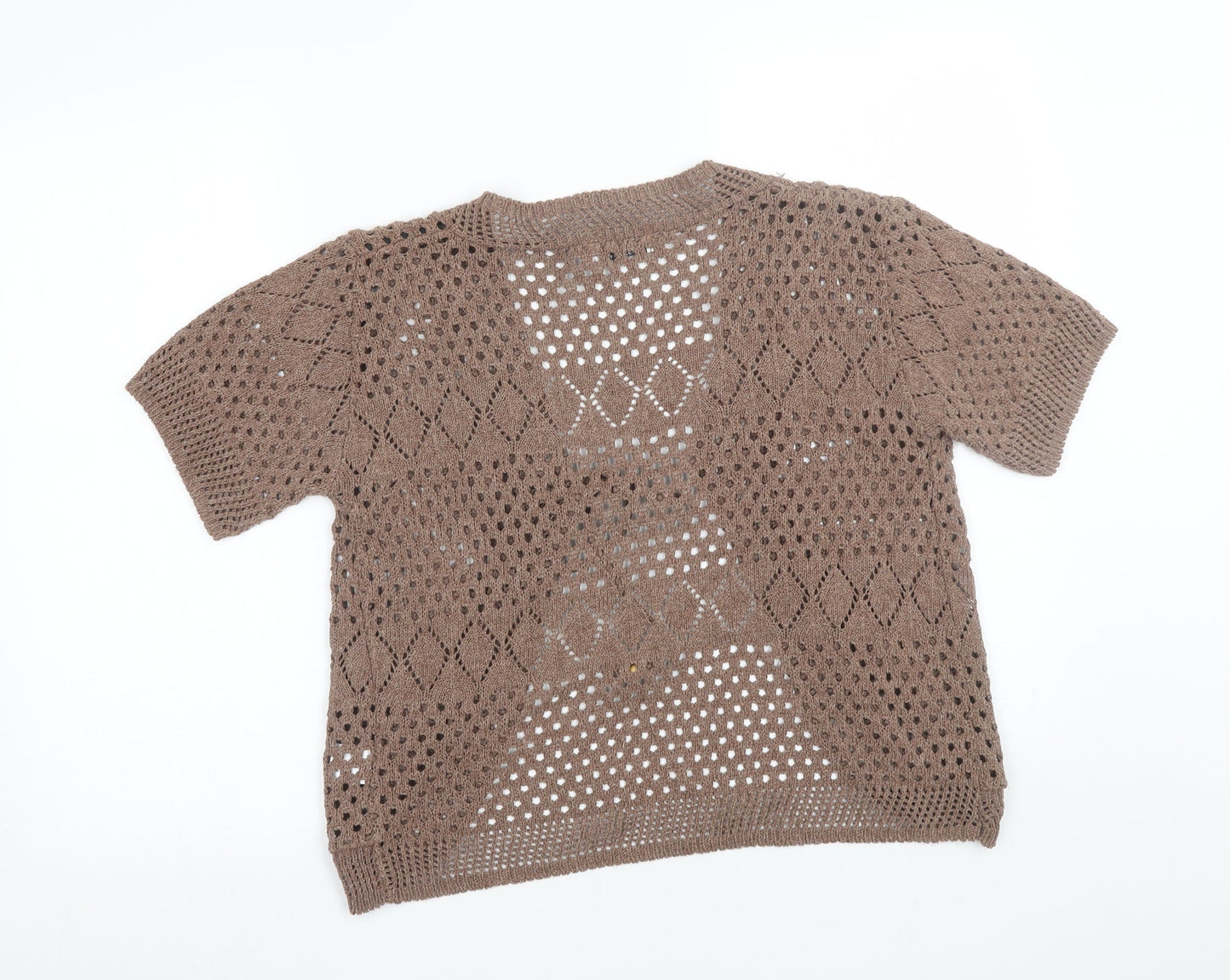 CHIC Womens Brown   Cardigan Jumper Size S