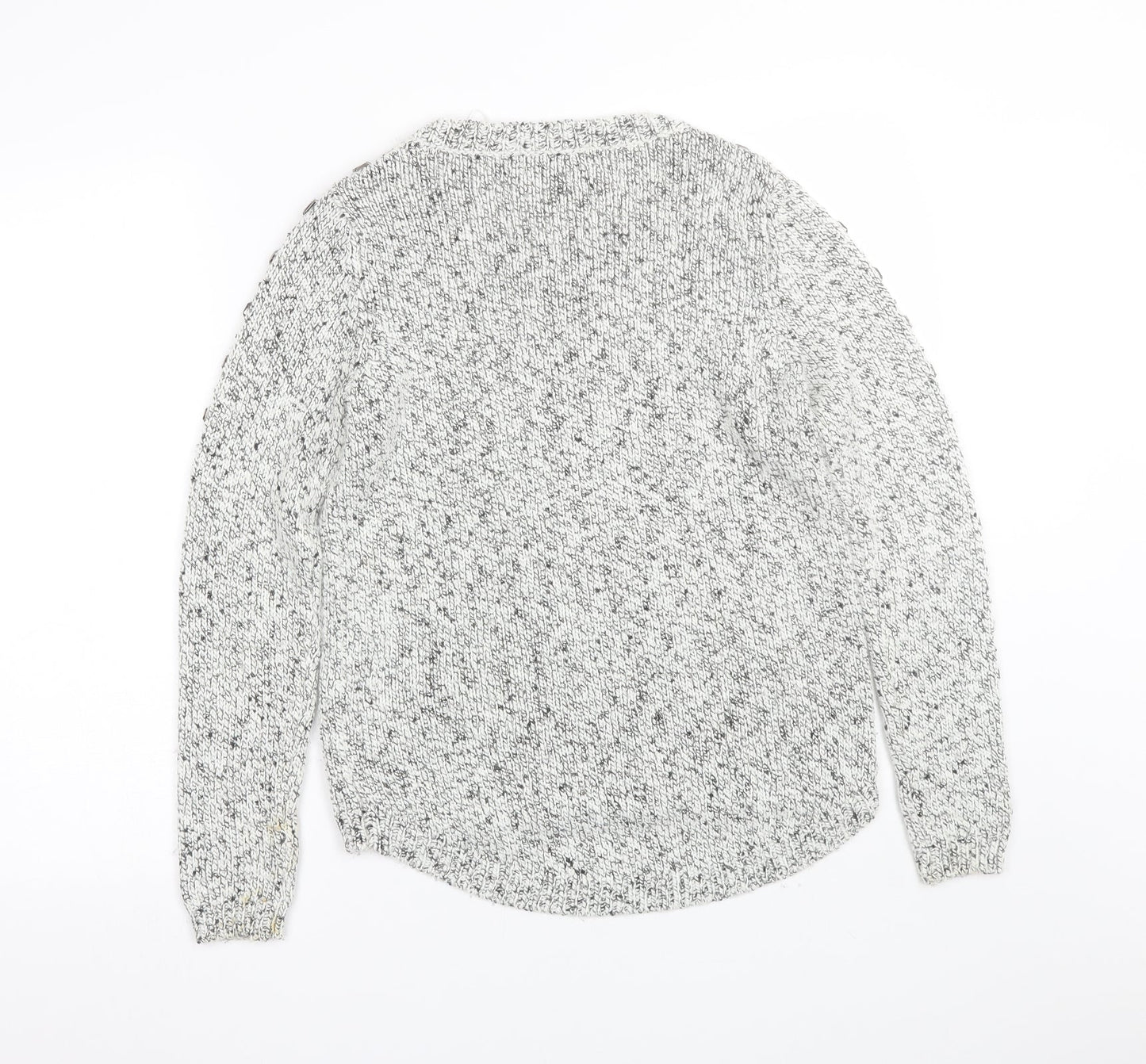 M&S Womens White   Pullover Jumper Size 8