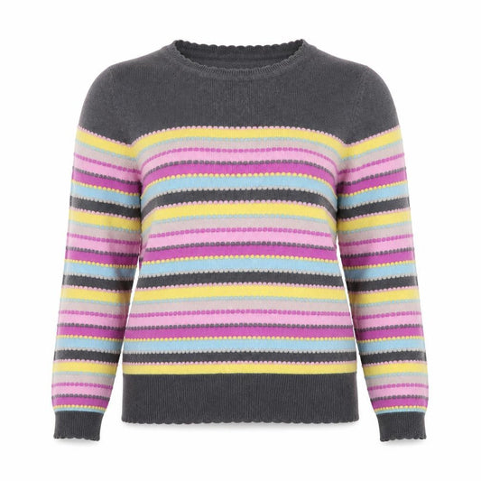 Monsoon Womens Multicoloured Striped  Pullover Jumper Size S