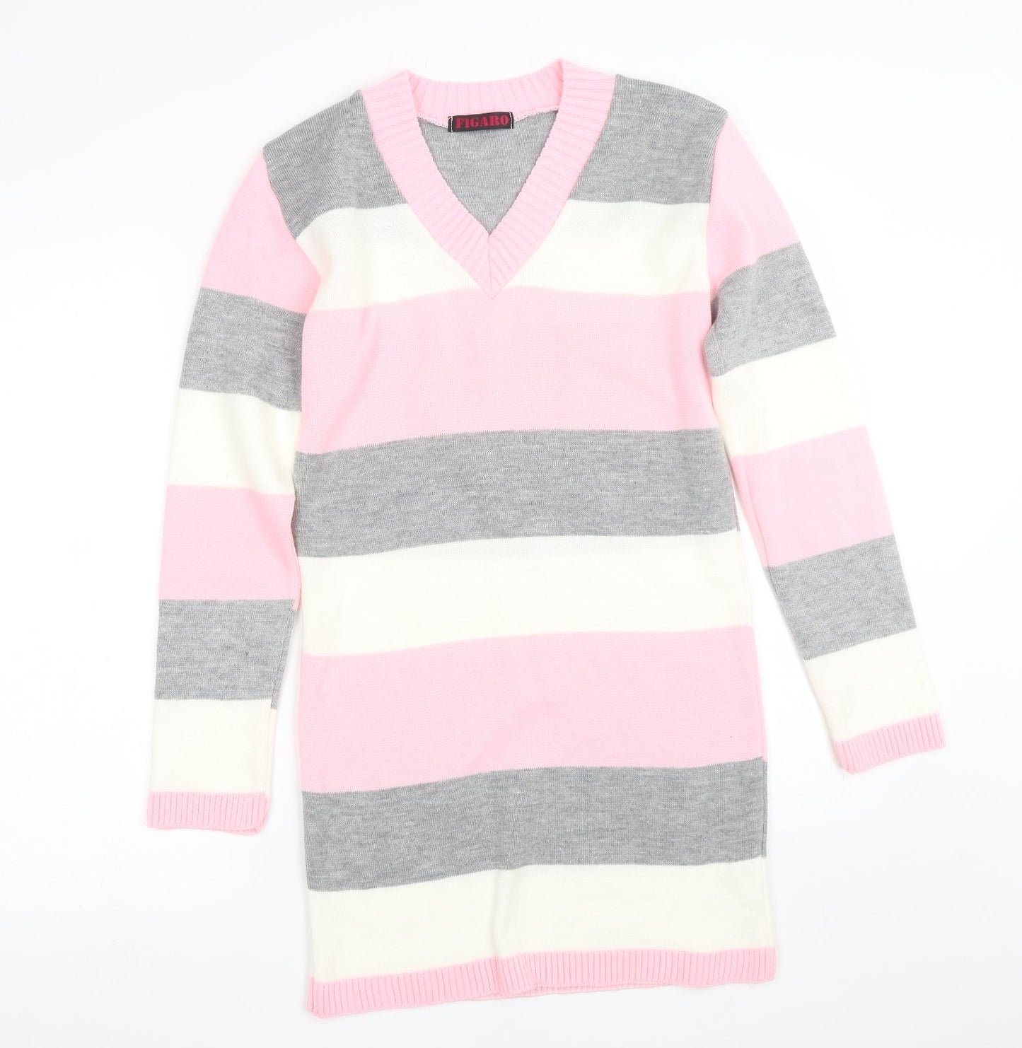 Figaro Womens Multicoloured Striped  Jacket Dress  Size 10