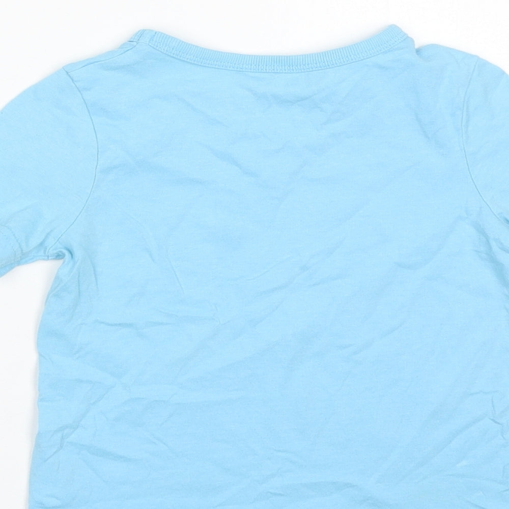 George Boys Blue   Basic T-Shirt Size 2-3 Years  - Robot
