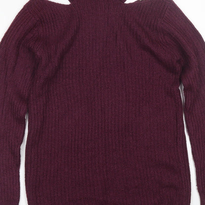 Select Womens Purple   Pullover Jumper Size 8