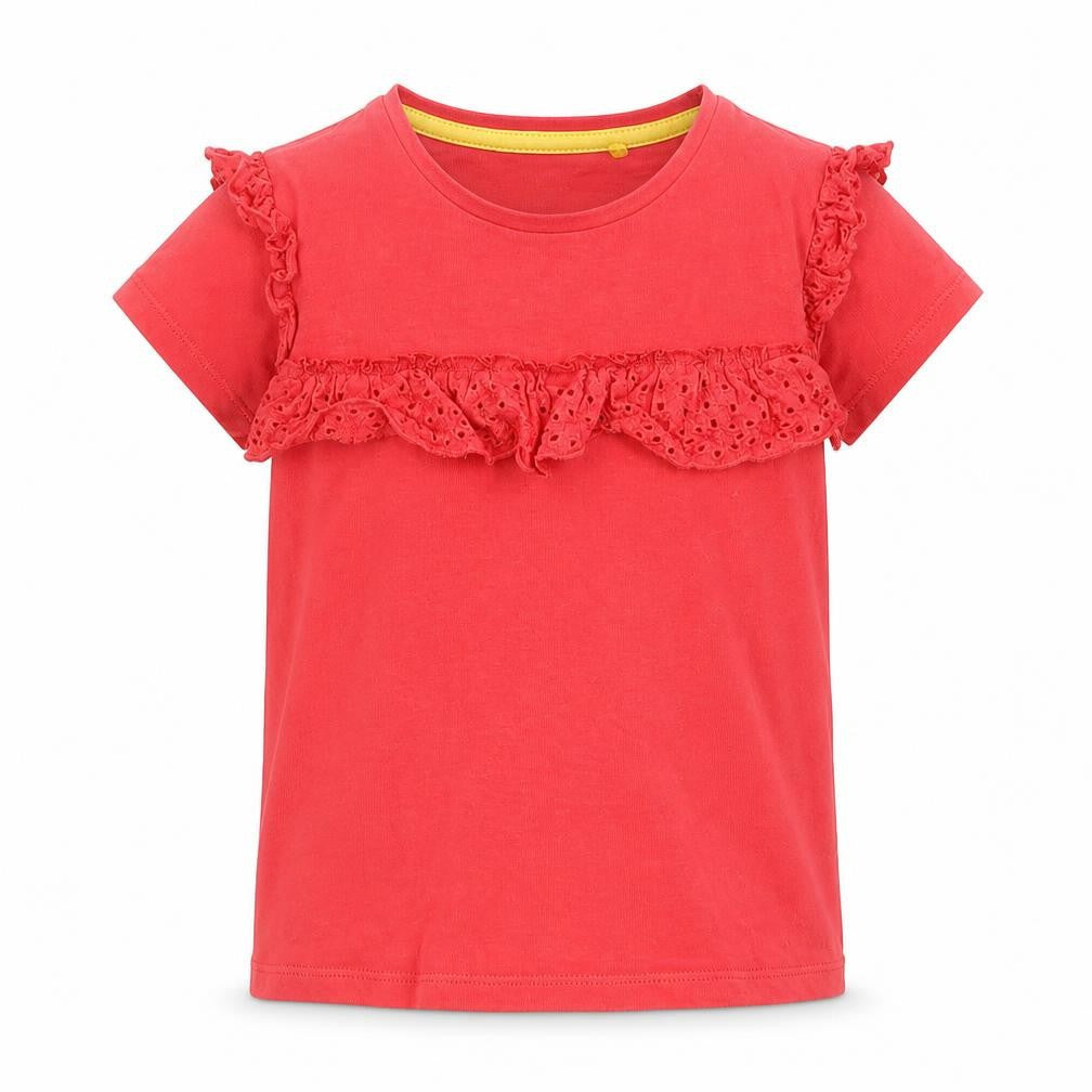 TU Boys Red   Basic T-Shirt Size 5-6 Years