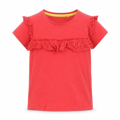 Tu Boys Red   Basic T-Shirt Size 5-6 Years