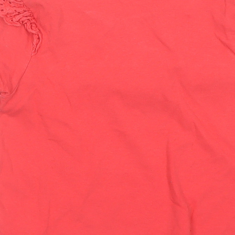 TU Boys Red   Basic T-Shirt Size 5-6 Years