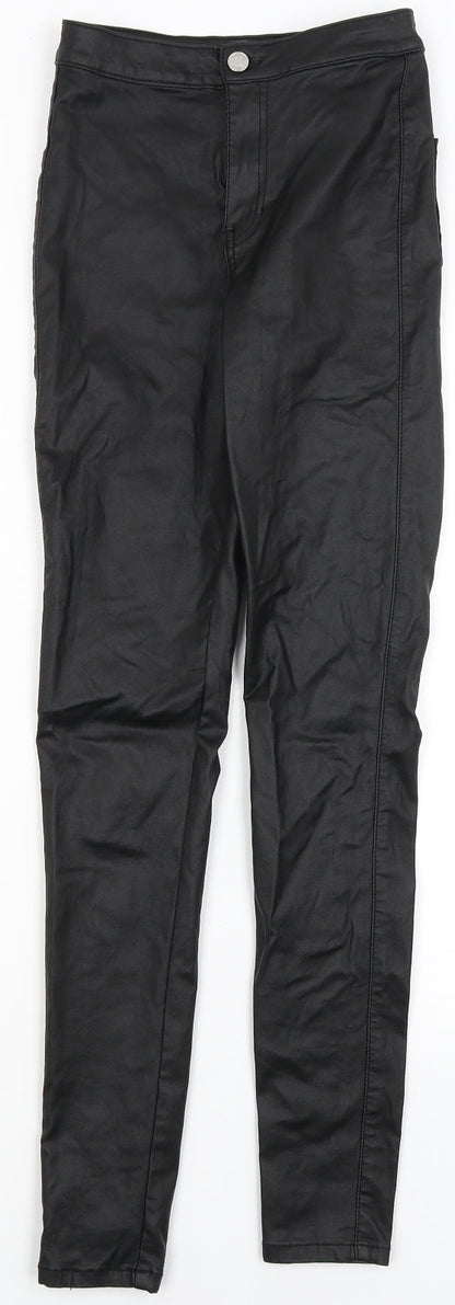 Missguided Womens Black   Trousers  Size 6 L29 in