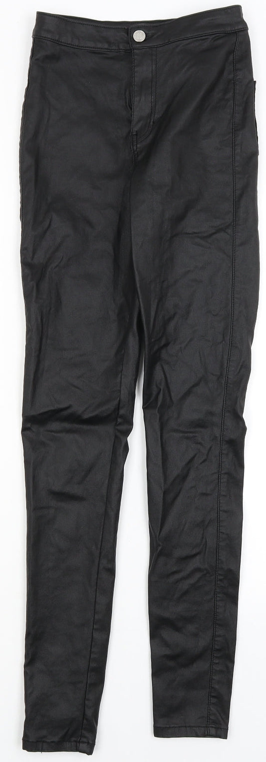 Missguided Womens Black   Trousers  Size 6 L29 in