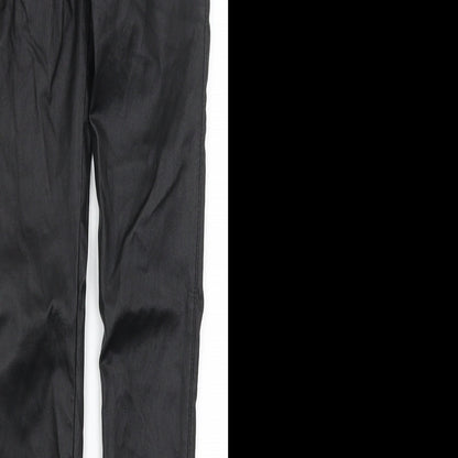 Missguided Womens Black   Trousers  Size 6 L29 in