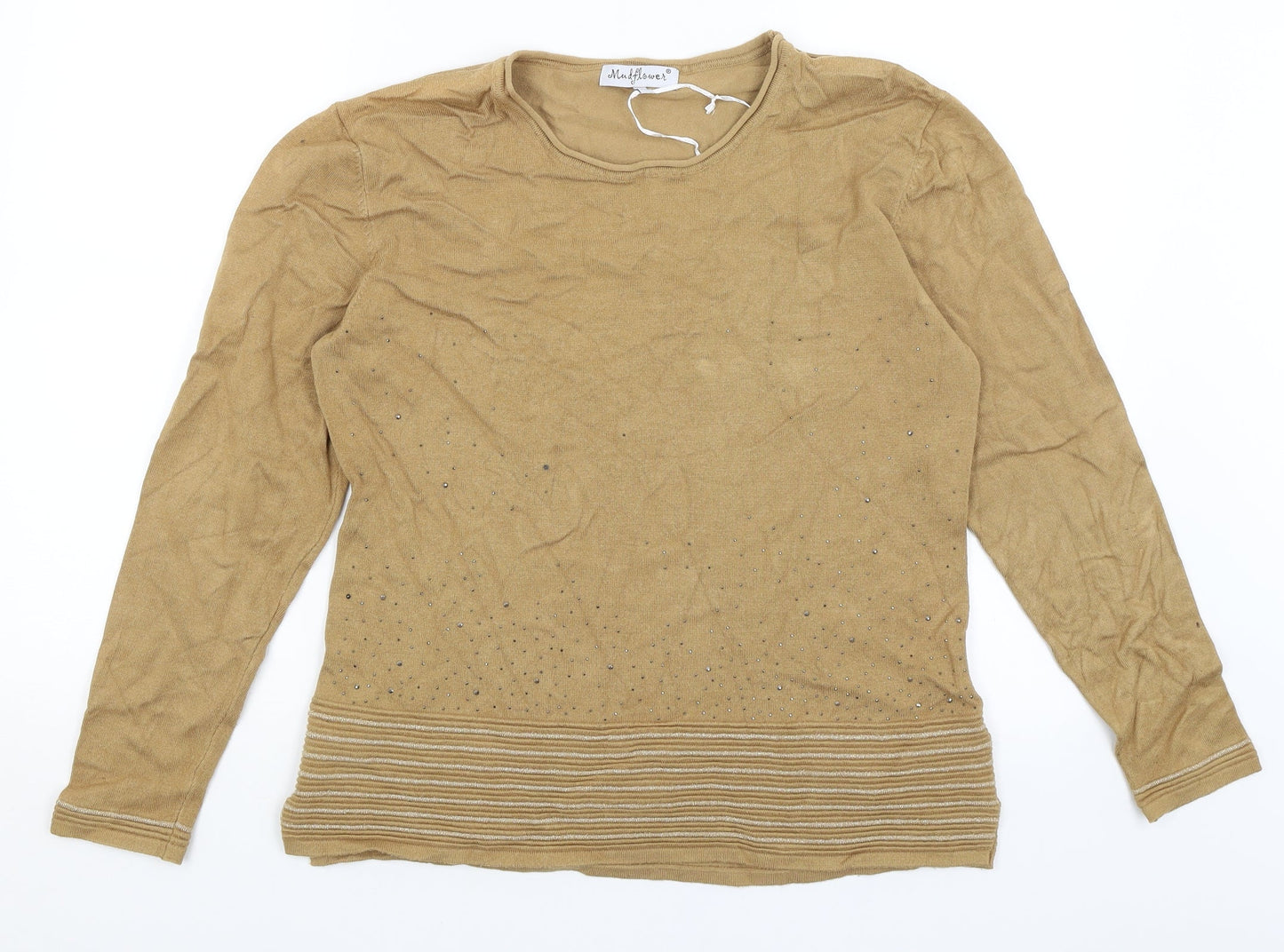 Mudflower Womens Brown   Pullover Jumper Size L