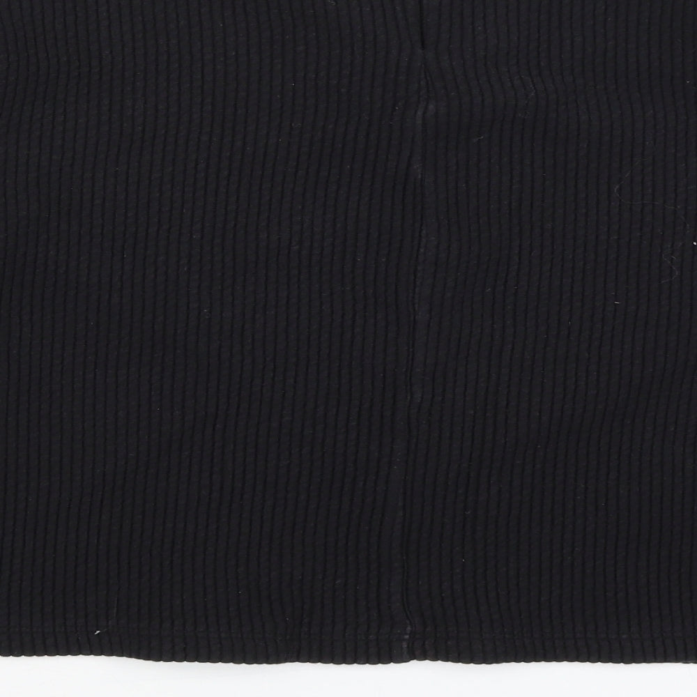 Souluxe Womens Black   Pullover Jumper Size M