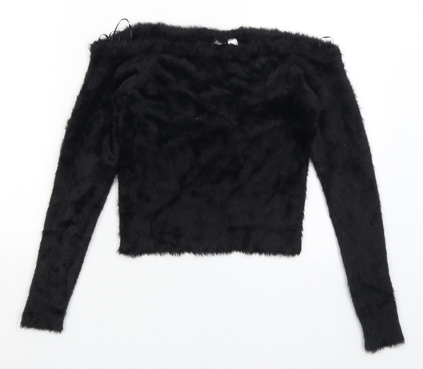 Divided Womens Black   Pullover Jumper Size M