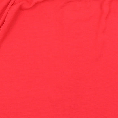 Preworn Womens Red   Basic Blouse Size S