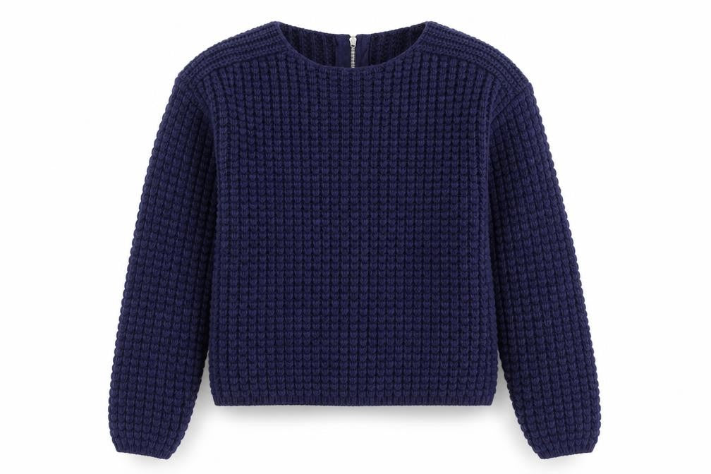 New Look Womens Blue  Knit Pullover Jumper Size 10