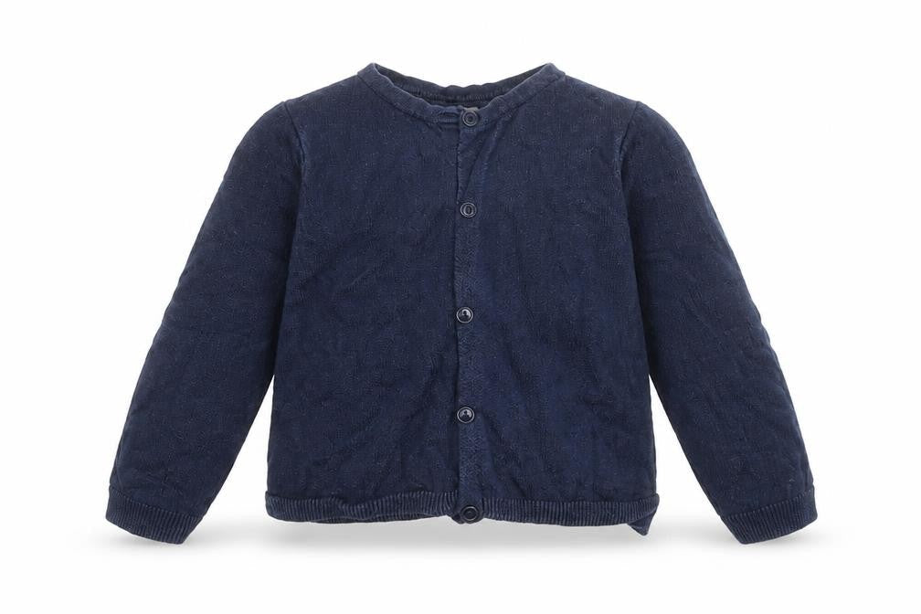 H&M Girls Blue   Cardigan Jumper Size 18-24 Months