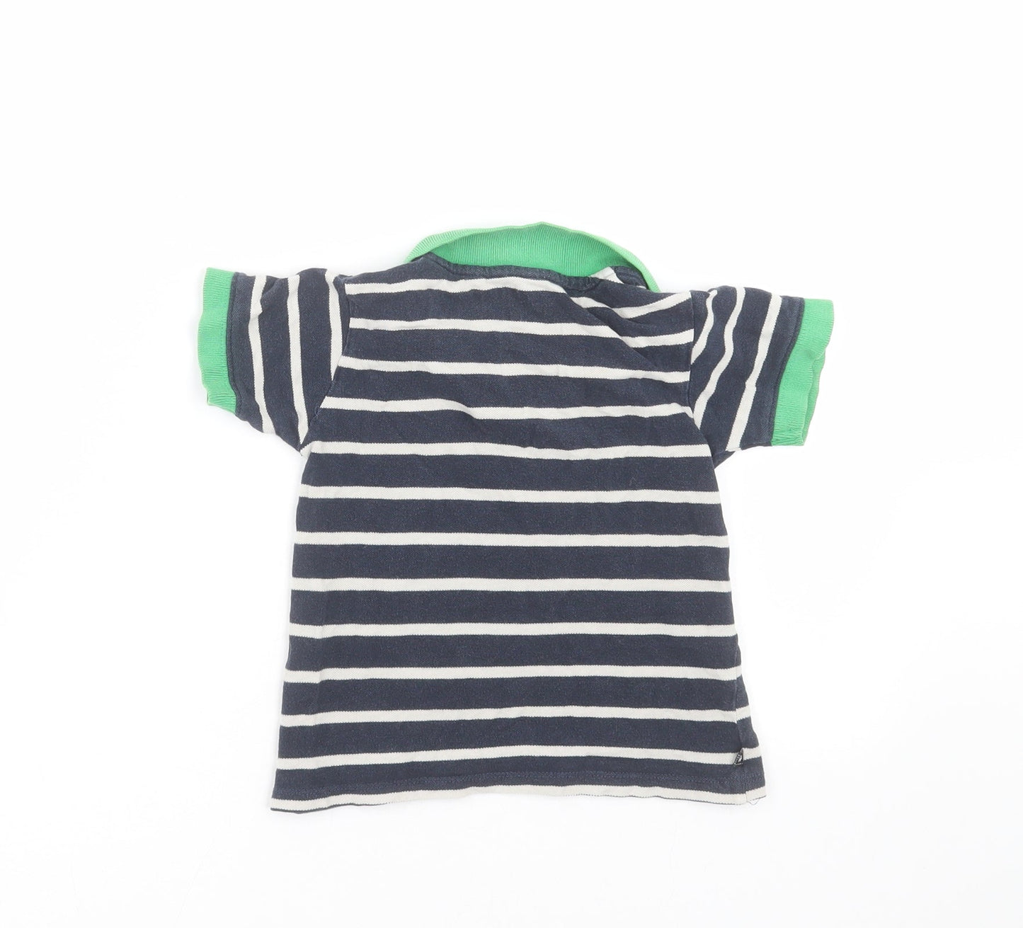 Hadleigh London Boys Blue Striped  Basic Polo Size 2-3 Years