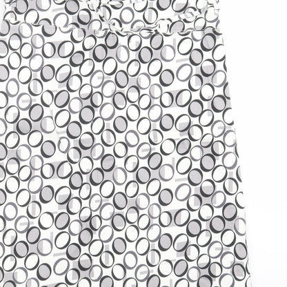 Vero Moda Womens White Geometric  A-Line Skirt Size 10