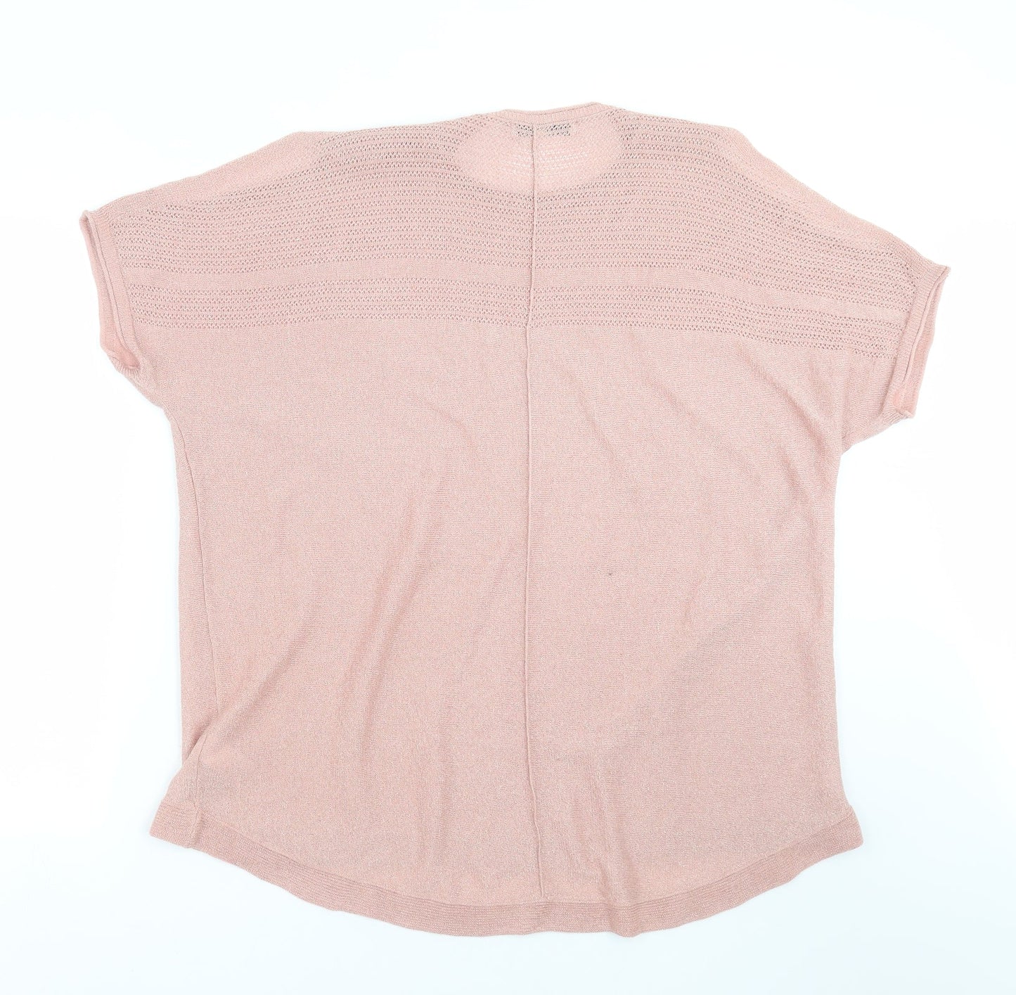 NEXT Womens Pink  Knit Pullover Jumper Size XL  - cold Shoulder