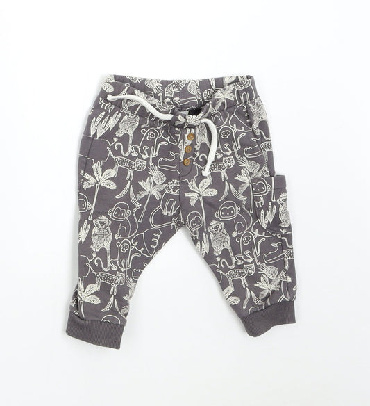 M&S Baby Grey   Sweatpants Trousers Size 3-6 Months