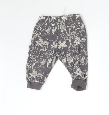 Marks & Spencer Baby Grey   Sweatpants Trousers Size 3-6 Months