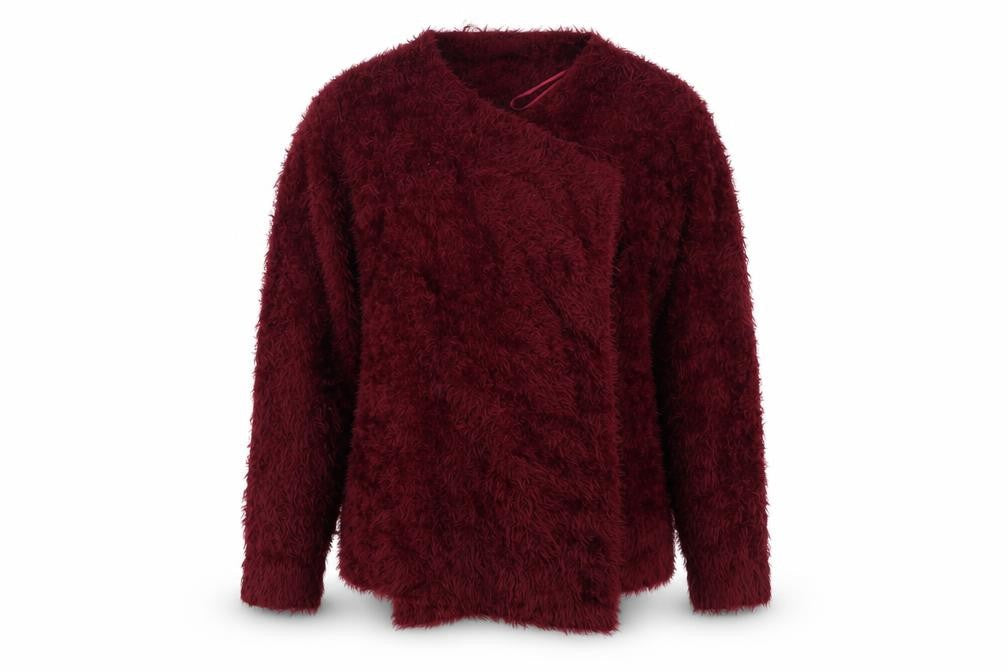 Klass Womens Red   Cardigan Jumper Size M