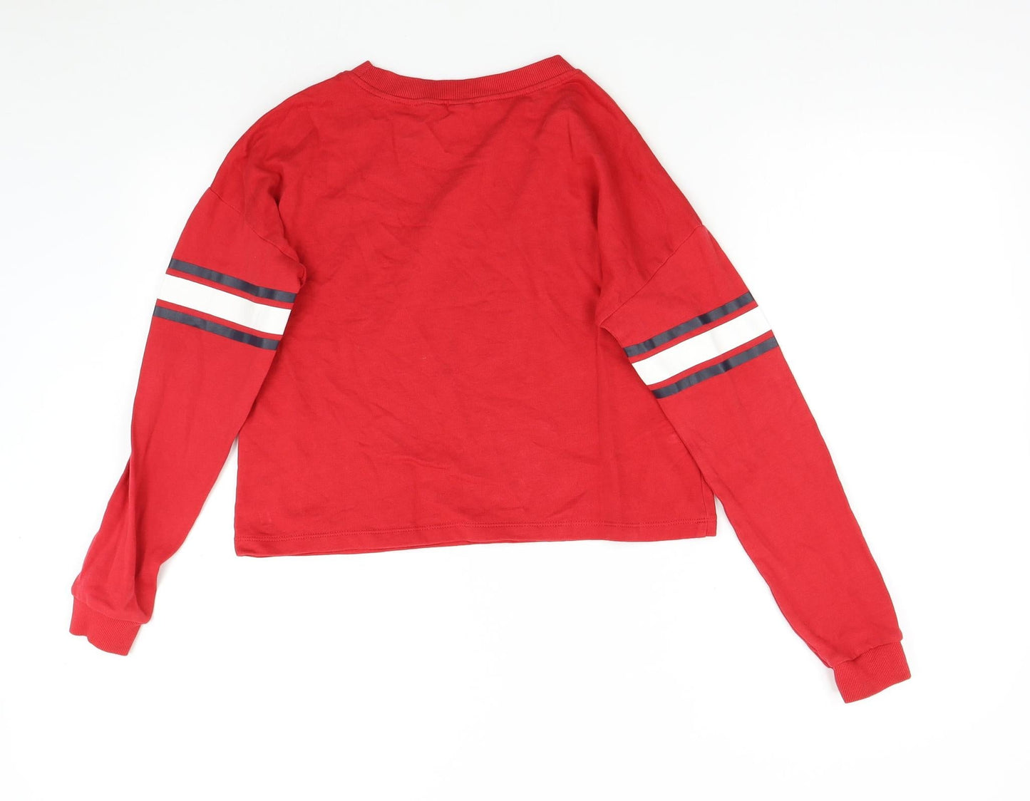 H&M Girls Red   Pullover Sweatshirt Size 13 Years