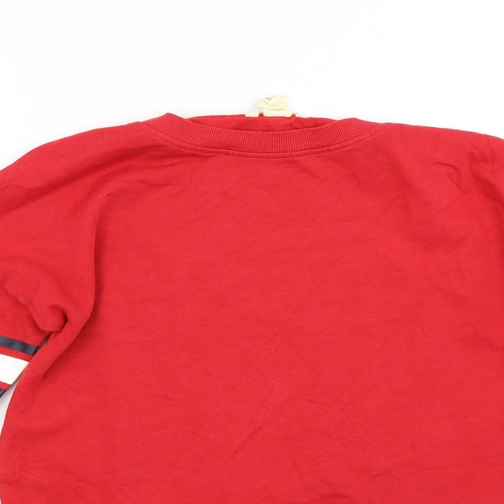 H&M Girls Red   Pullover Sweatshirt Size 13 Years