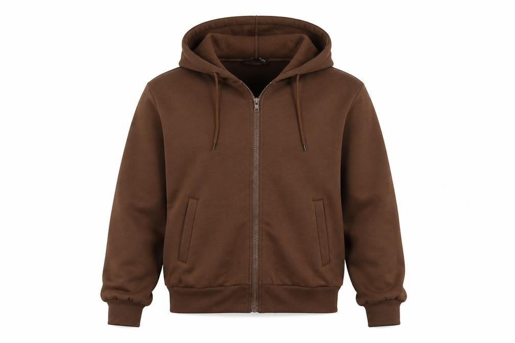 SHEIN Womens Brown   Full Zip Hoodie Size XS