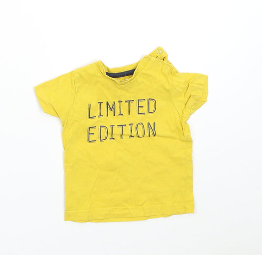 Nutmeg Baby Yellow   Basic T-Shirt Size 6-9 Months